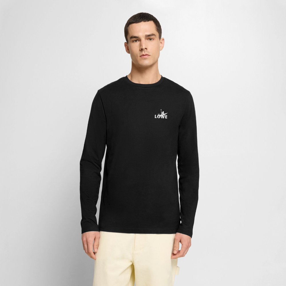 Langarmshirt Kajak, verschiedene Farben NEU - Schwarz