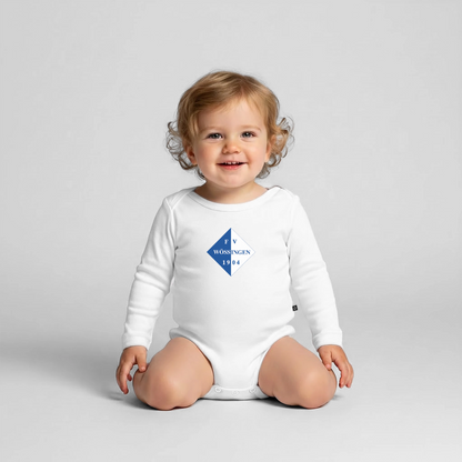 Baby Bio-Langarm-Body - Weiß