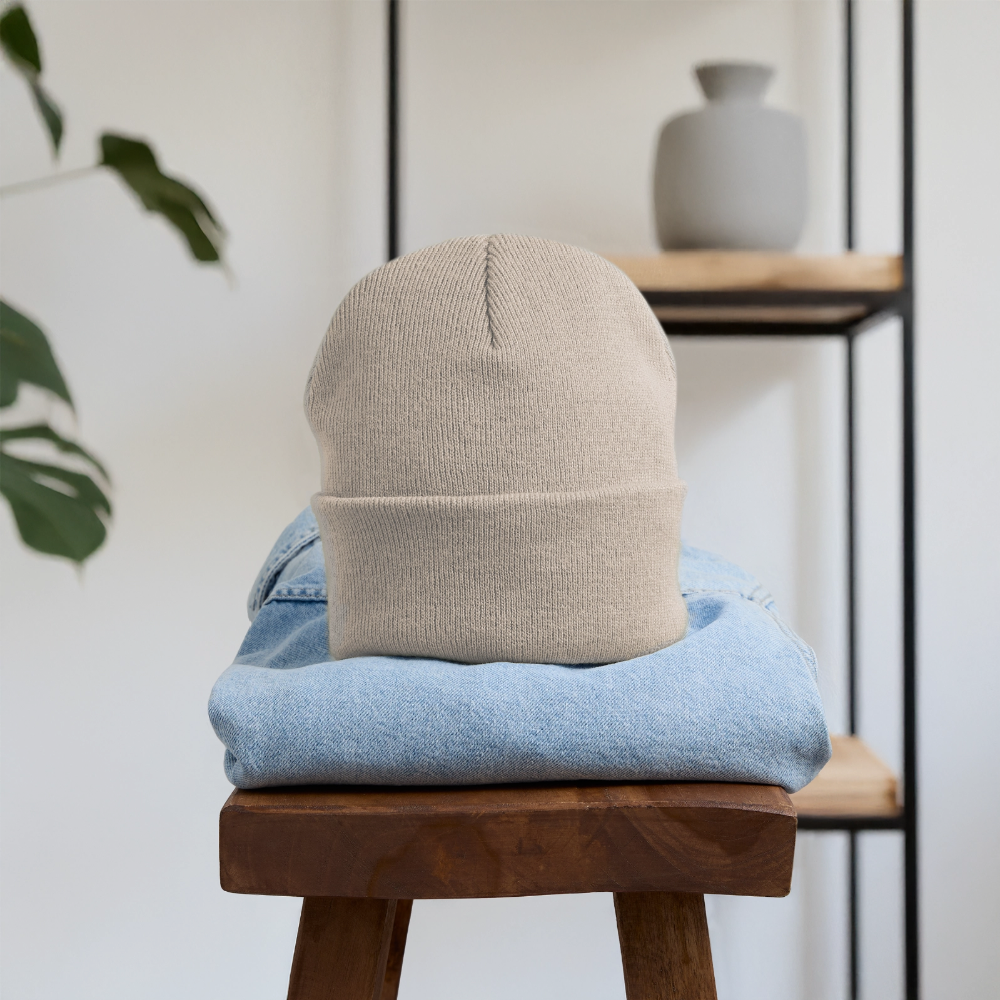 NOCH OHNE MOTIV - Bestickte Wintermütze - Beige