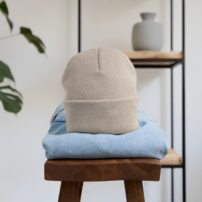 NOCH OHNE MOTIV - Bestickte Wintermütze - Beige