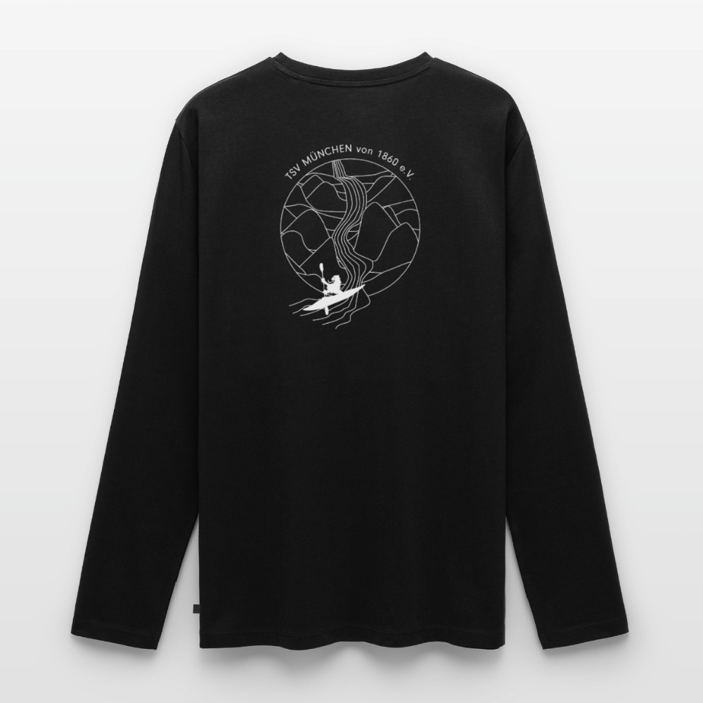 Langarmshirt Kajak, verschiedene Farben NEU - Schwarz