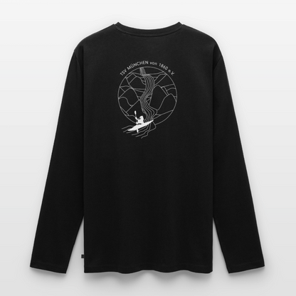 Langarmshirt Kajak, verschiedene Farben NEU - Schwarz