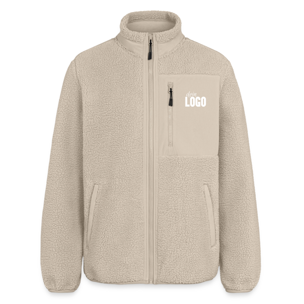 Relaxed Fit Unisex Sherpajacke von Stanley/Stella - Beige
