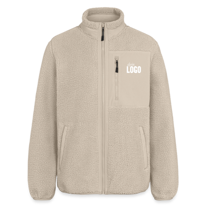 Relaxed Fit Unisex Sherpajacke von Stanley/Stella - Beige