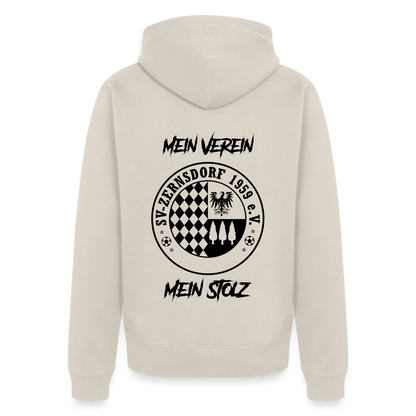 Männer Premium Kapuzenjacke - Beige