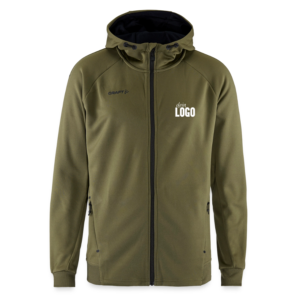 CRAFT ADV Unify Kapuzenjacke - Khaki Grün