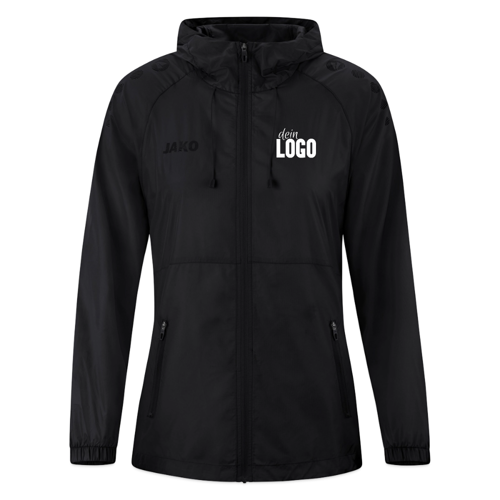 Jako Damen Lightweightjacke Flow - Schwarz