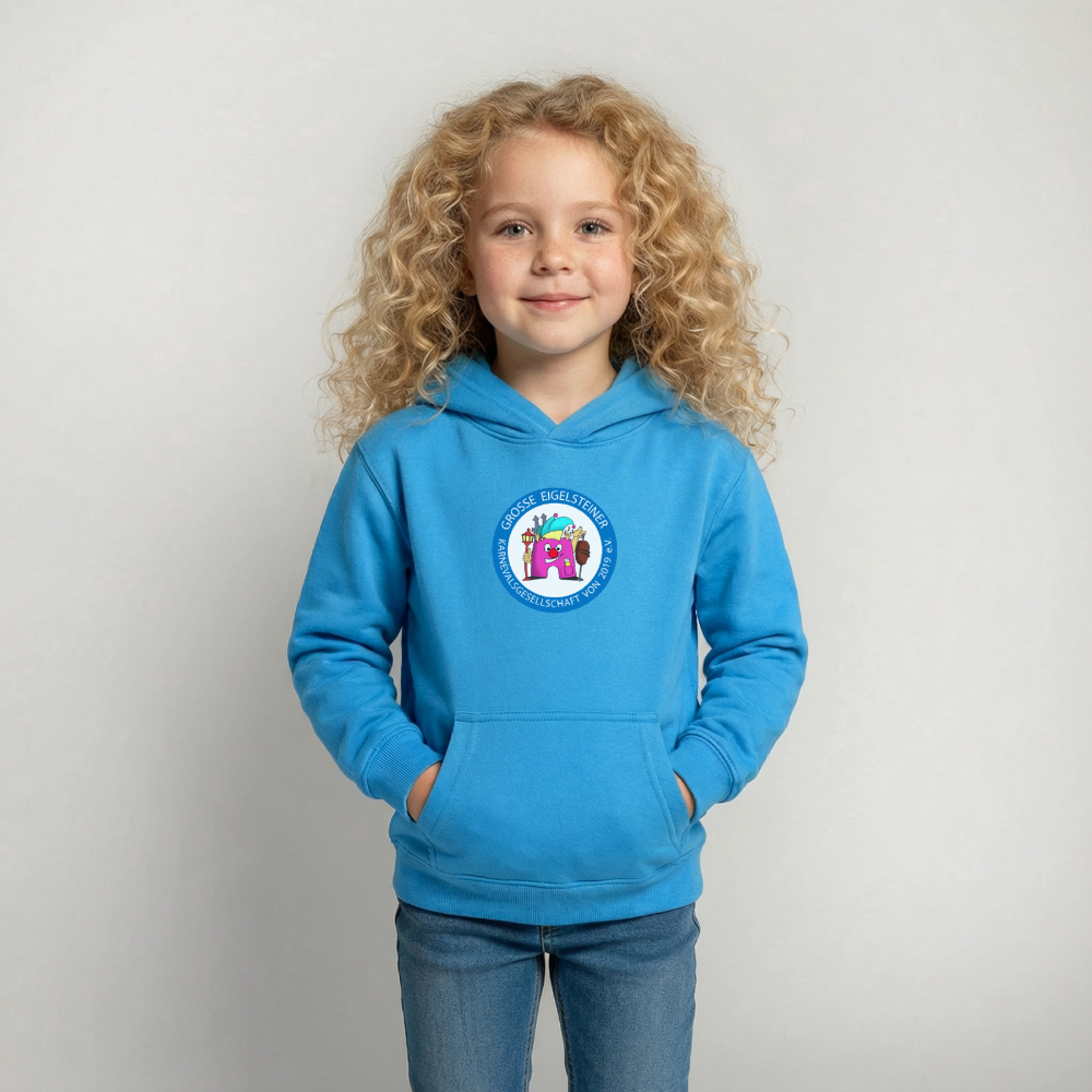 Kinder Hoodie - Meeresblau