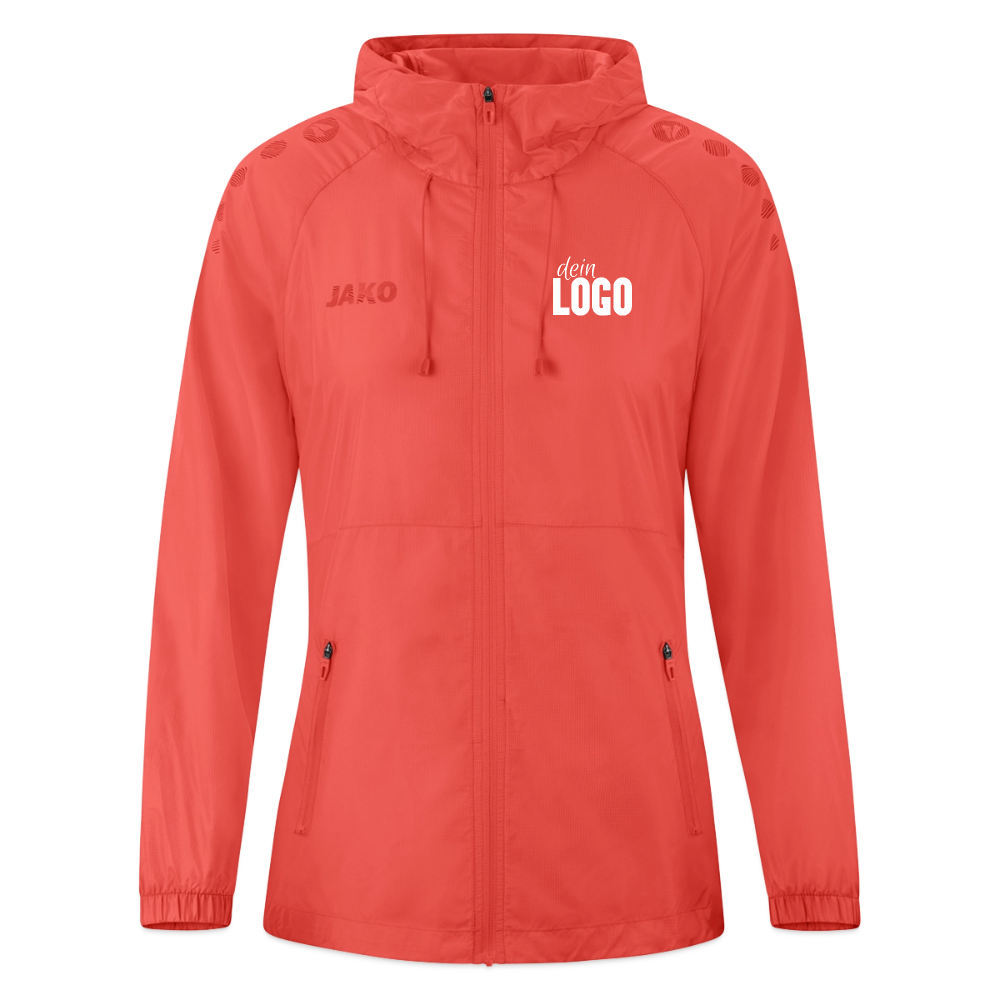 Jako Damen Lightweightjacke Flow - Koralle
