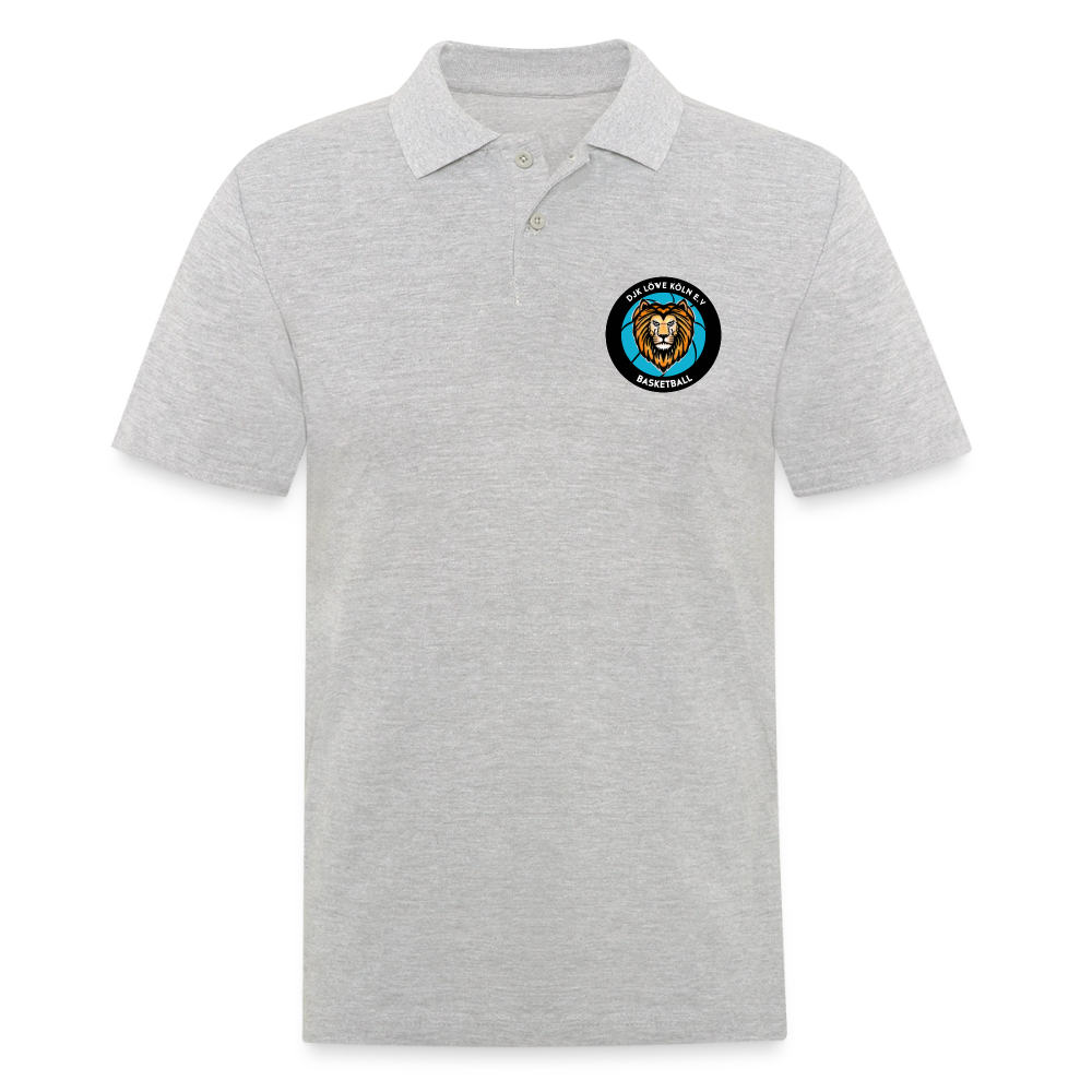 Männer Poloshirt - Grau meliert