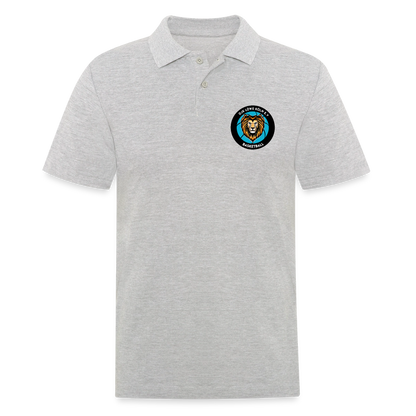 Männer Poloshirt - Grau meliert