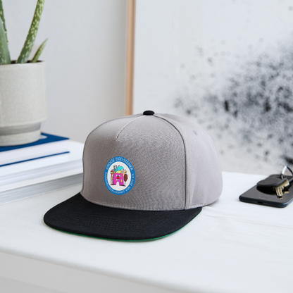 Snapback Cap - Graphit/Schwarz