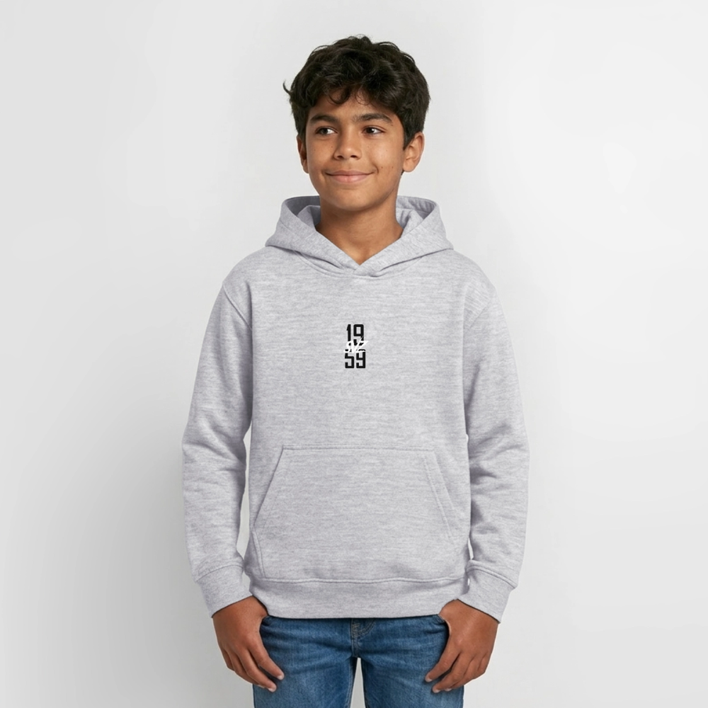 Teenager Hoodie - Hellgrau meliert