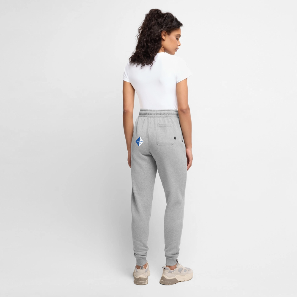 Frauen Premium Bio Jogginghose - Grau meliert