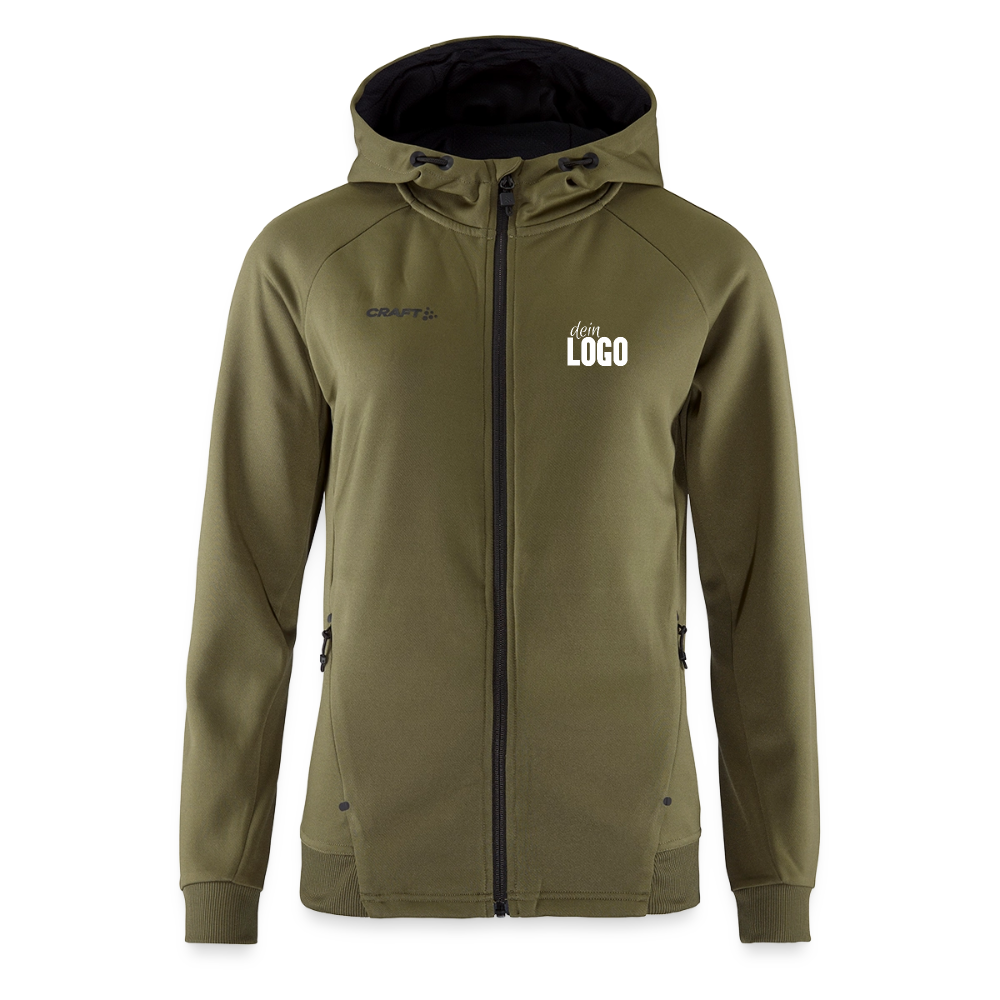 CRAFT ADV Unify Frauen Kapuzenjacke - Khaki Grün