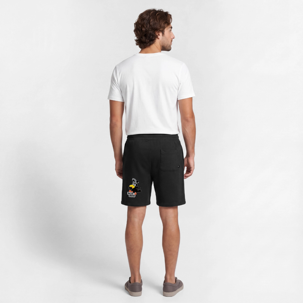 Männer Premium Organic Sweatshorts - Schwarz