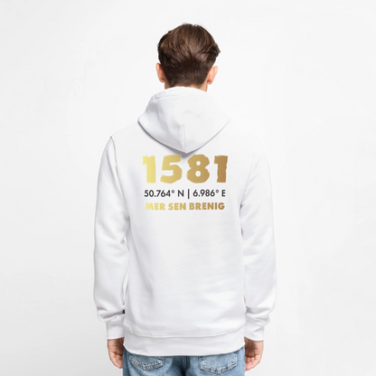 Jubiläums-Hoodie Schützen Brenig, weiß NEU - Weiß