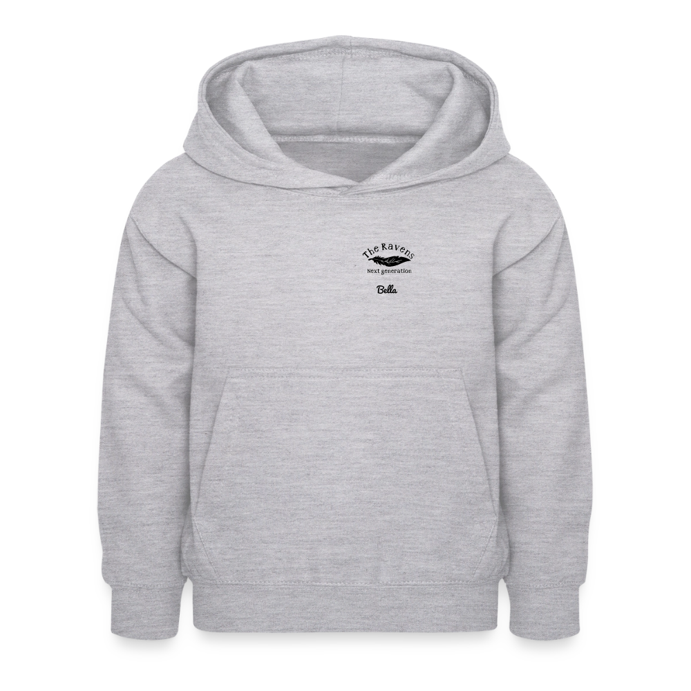 Kinder Hoodie - Hellgrau meliert
