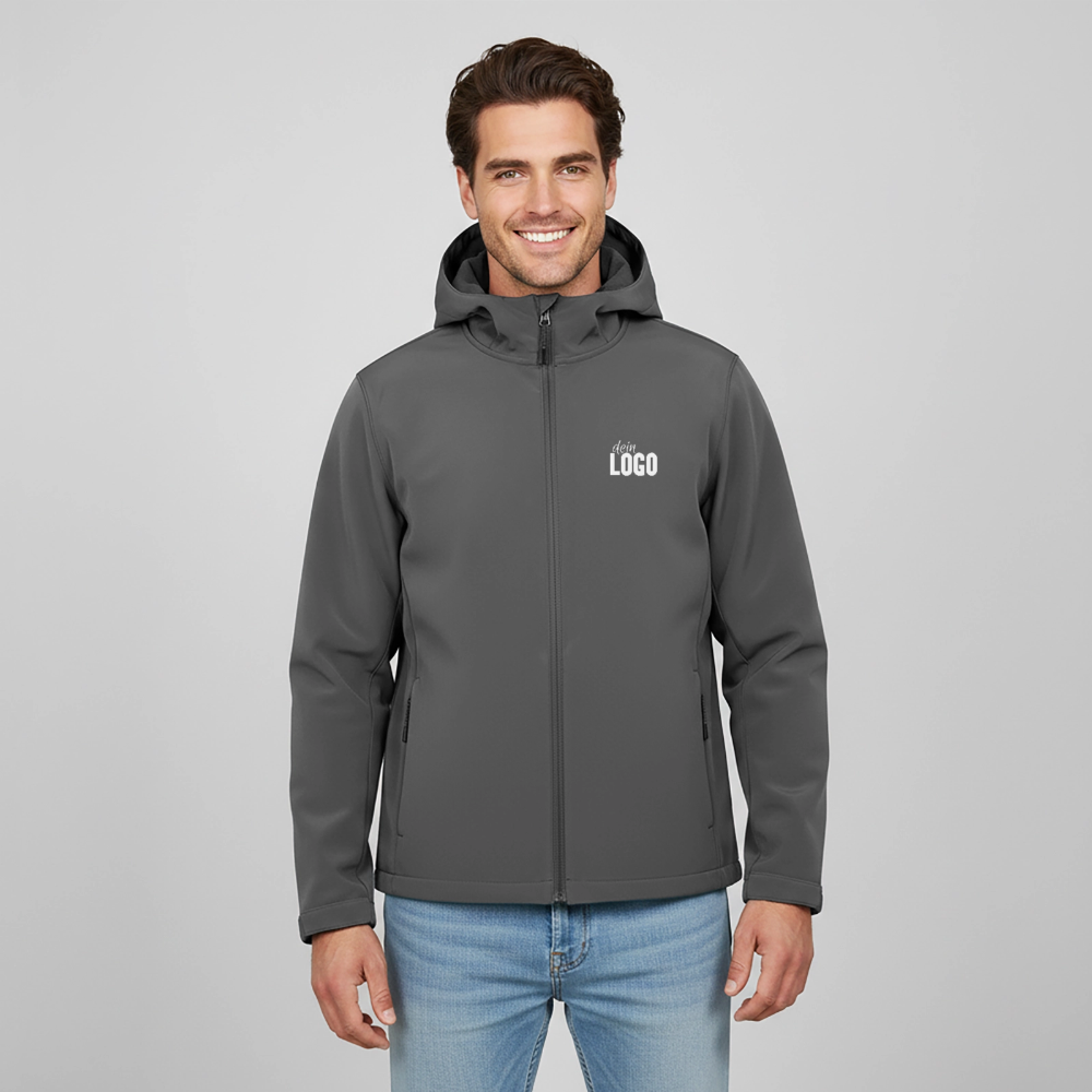 Recycelte Männer Softshell-Jacke von Stanley/Stella - Anthrazit