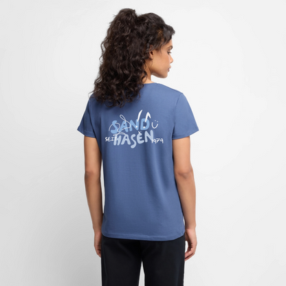 Frauen Premium T-Shirt - Taubenblau