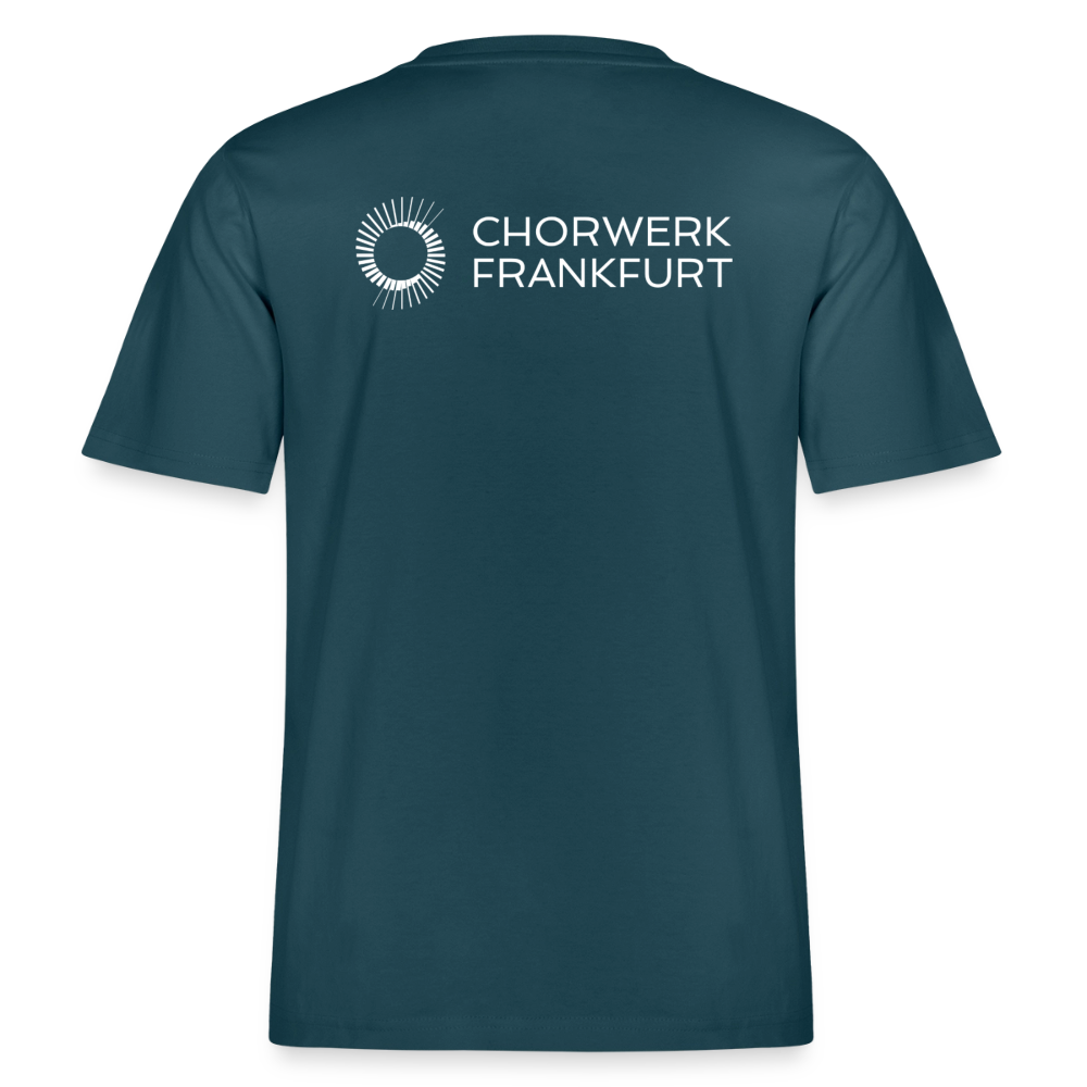 RELAXED FIT Unisex Organic T-Shirt - Dunkles Petrol