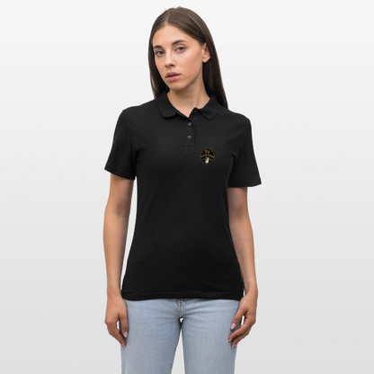 Frauen Polo Shirt - Schwarz