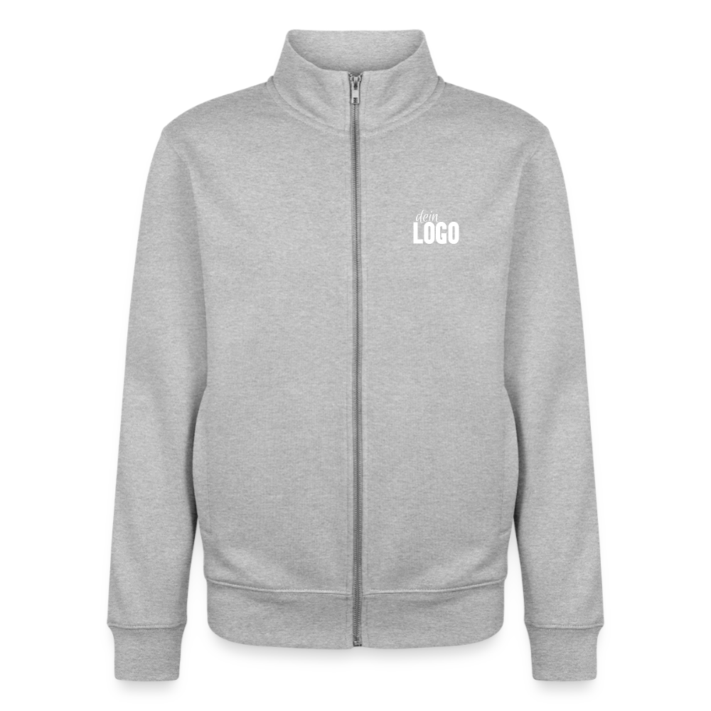Unisex Organic Zip Sweatshirt - Grau meliert