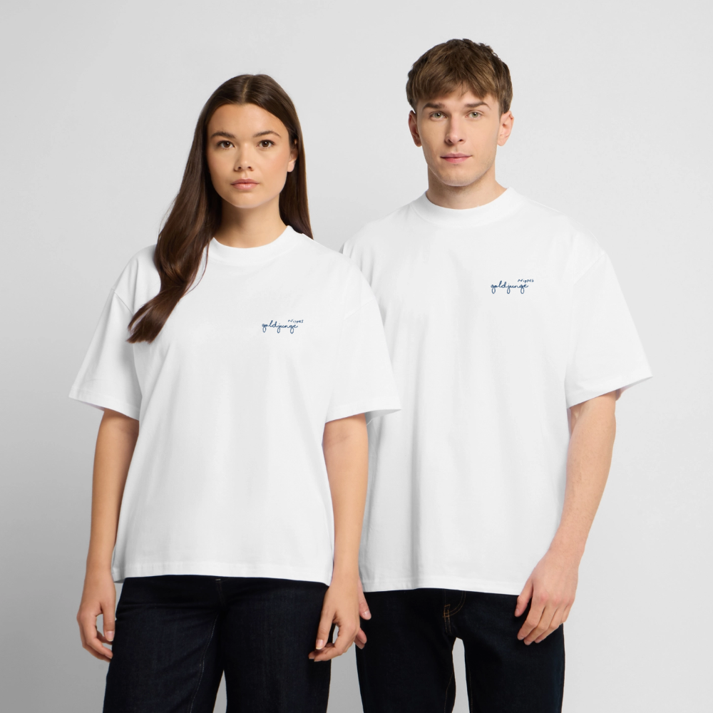 Oversized Heavyweight Unisex T-Shirt - Weiß