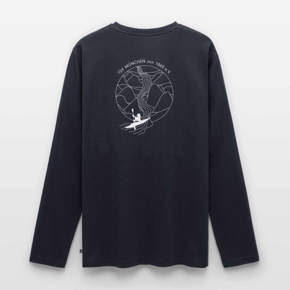 Langarmshirt Kajak, verschiedene Farben NEU - Navy