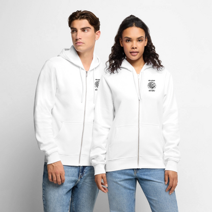 Männer Premium Kapuzenjacke - Weiß