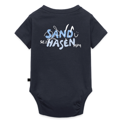 Baby Bio-Kurzarm-Body - Navy