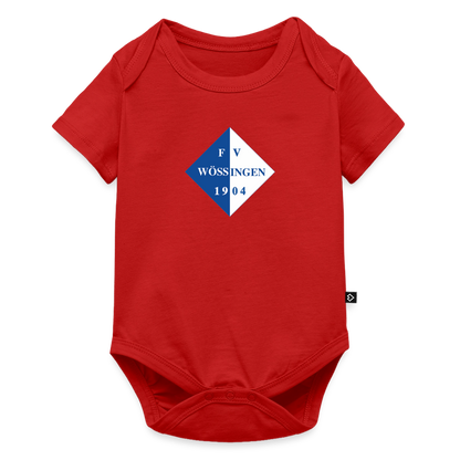 Baby Bio-Kurzarm-Body - Rot
