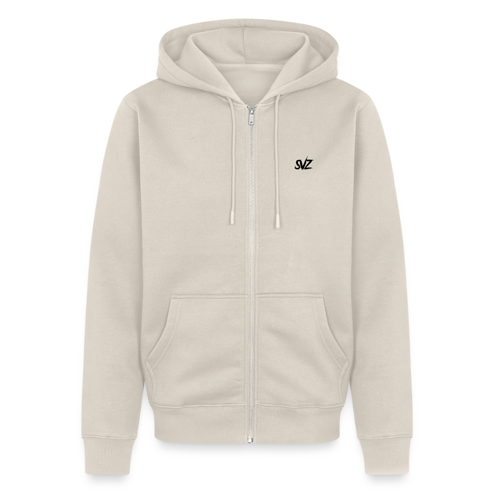 Männer Premium Kapuzenjacke - Beige