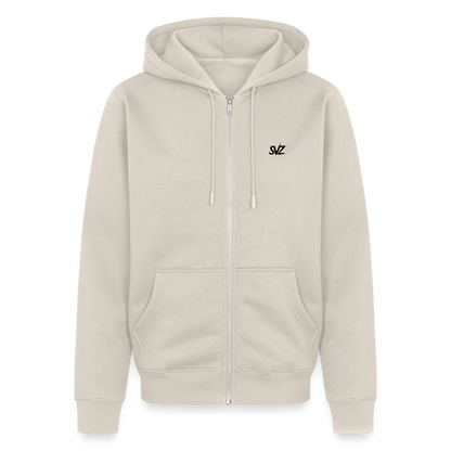 Männer Premium Kapuzenjacke - Beige