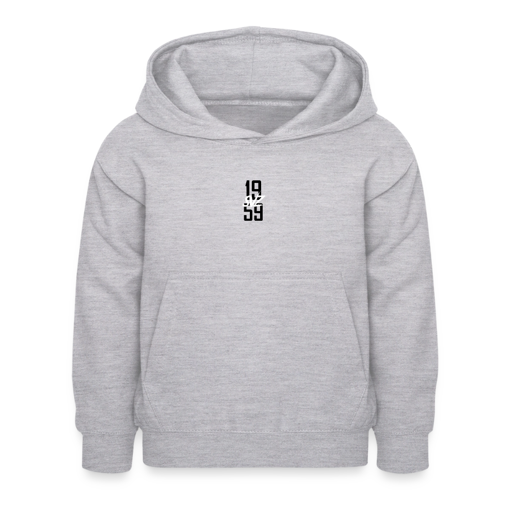 Kinder Hoodie - Hellgrau meliert