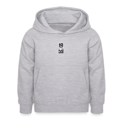 Kinder Hoodie - Hellgrau meliert