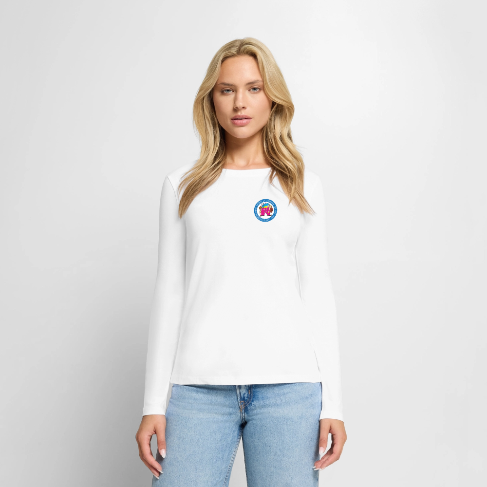 Frauen Premium Langarmshirt - Weiß