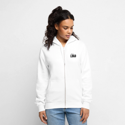Männer Premium Kapuzenjacke - Weiß