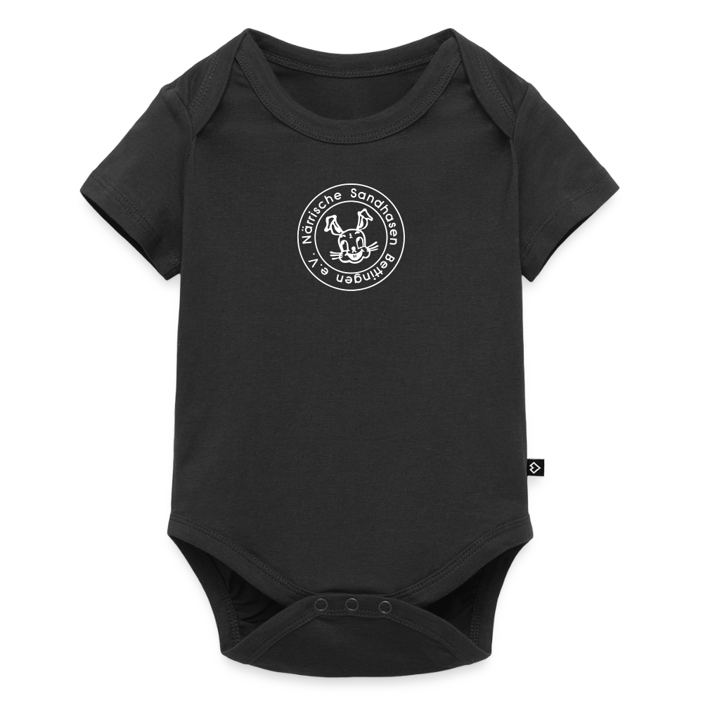 Baby Bio-Kurzarm-Body - Schwarz