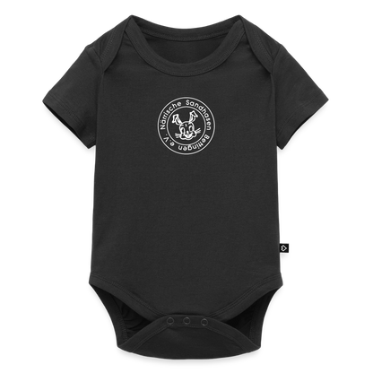 Baby Bio-Kurzarm-Body - Schwarz