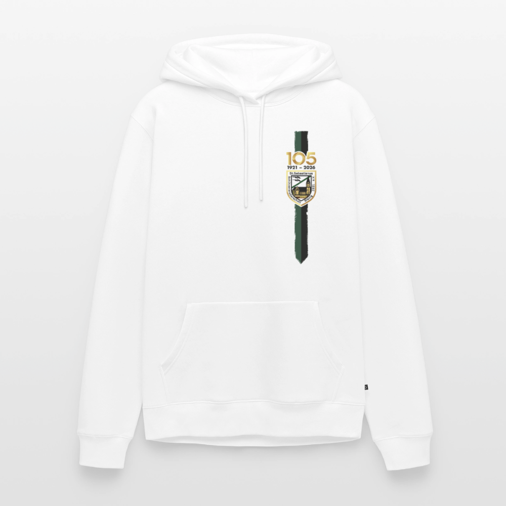 Jubiläums-Hoodie Schützen Brenig, weiß NEU - Weiß
