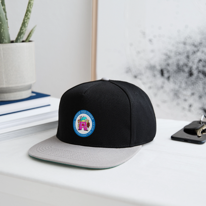 Snapback Cap - Schwarz/Grau