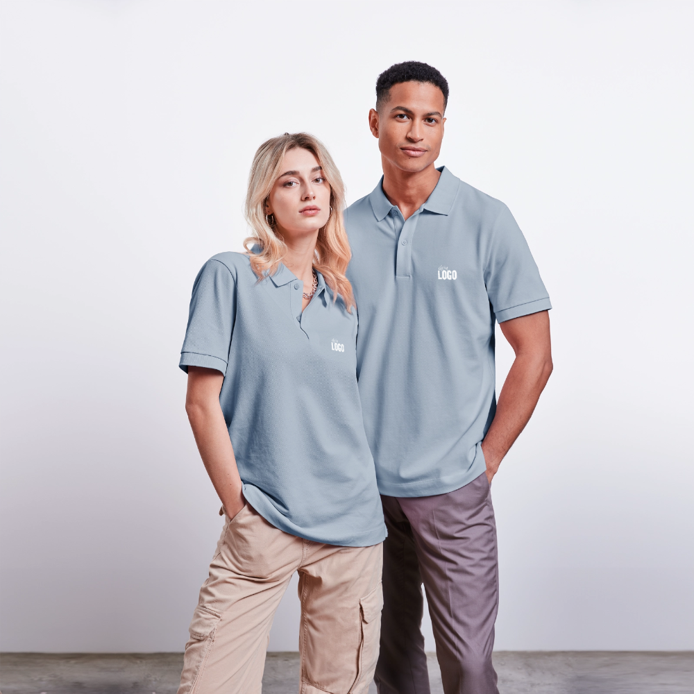 Unisex Bio-Poloshirt PREPSTER - sky Blue