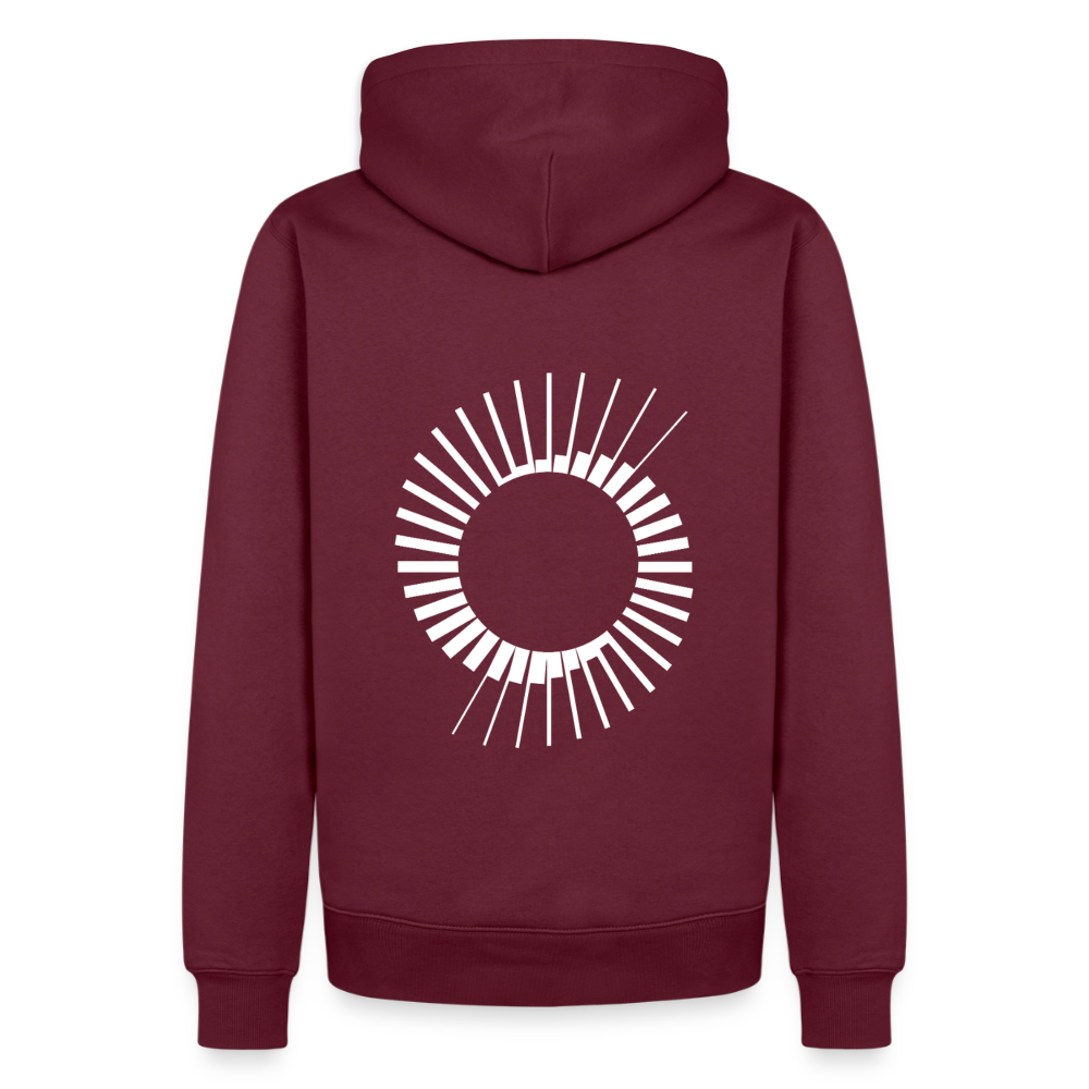 Männer Premium Hoodie - Burgunderrot