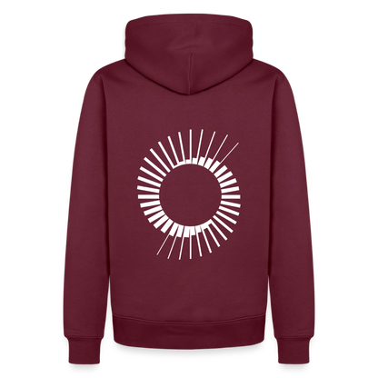 Männer Premium Hoodie - Burgunderrot