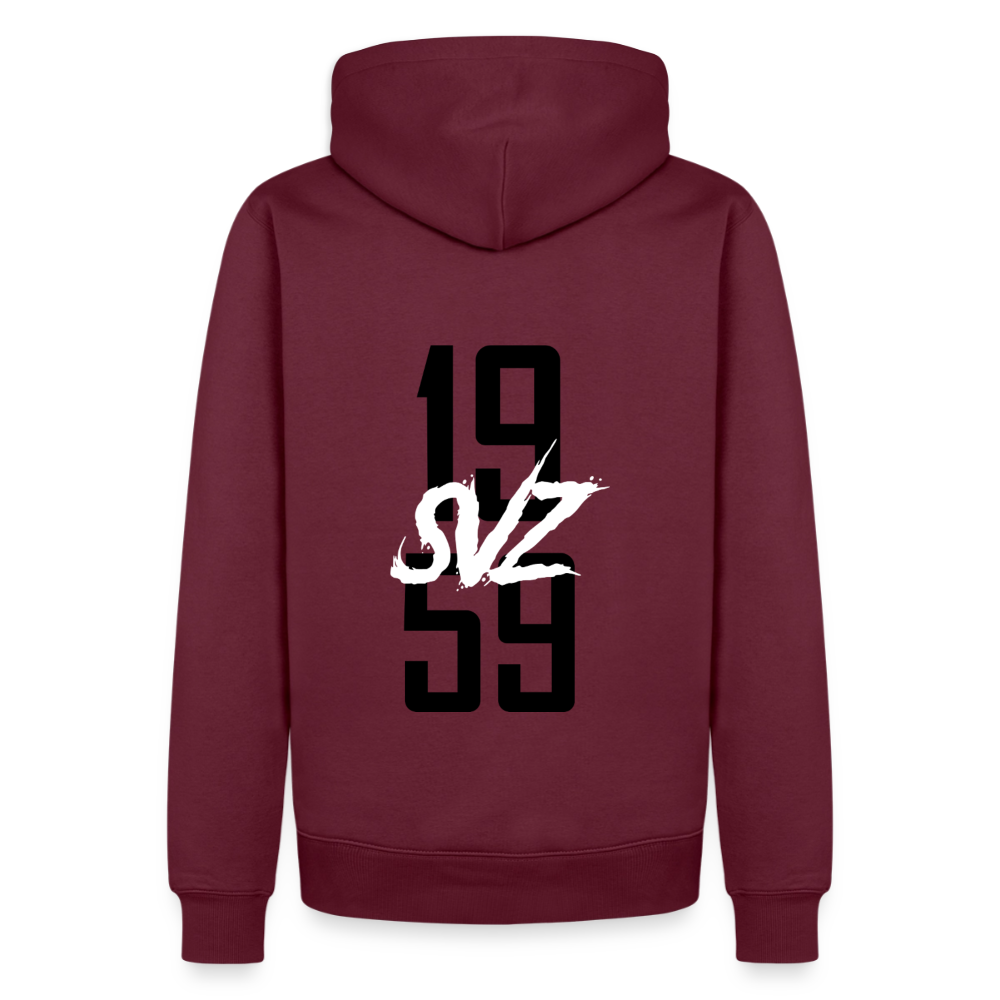 Männer Premium Hoodie - Burgunderrot