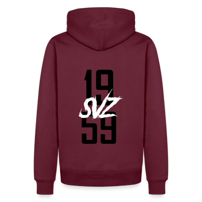 Männer Premium Hoodie - Burgunderrot