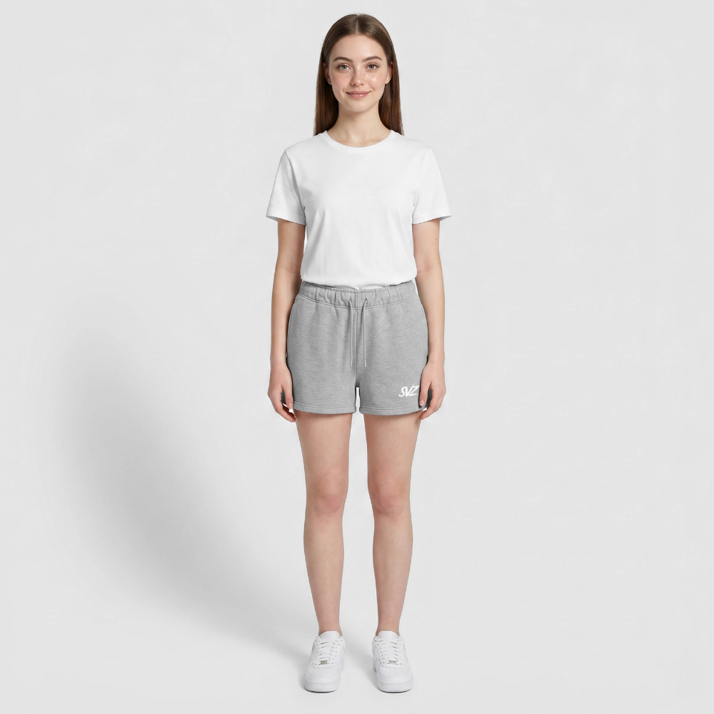 Frauen Premium Organic Sweatshorts - Grau meliert