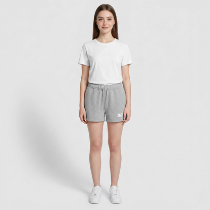 Frauen Premium Organic Sweatshorts - Grau meliert