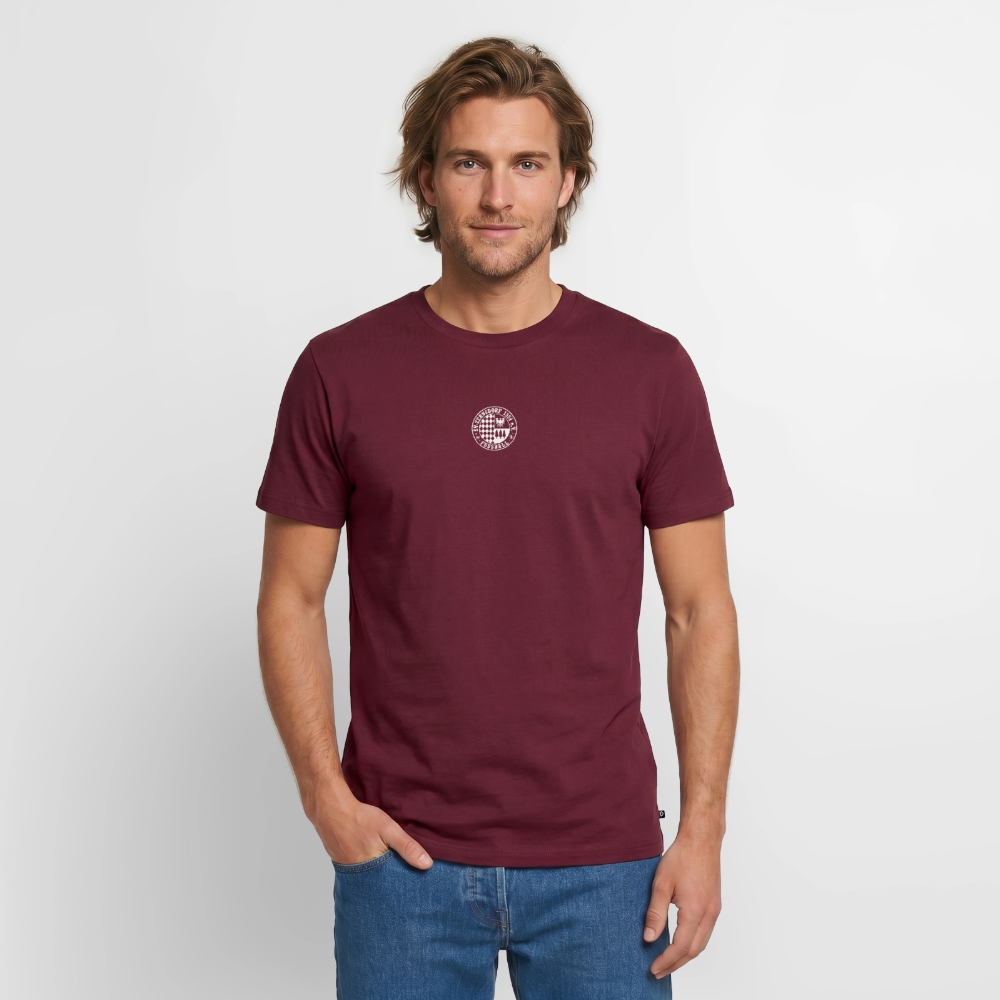 Männer Premium T-Shirt - Burgunderrot
